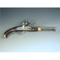 A continental military flintlock pistol, circa 1810...
