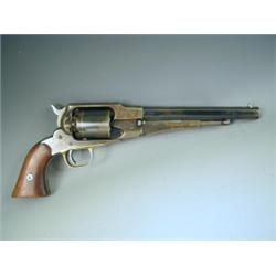A Remington six shot army percussion revolver signed, patented September 14 1858, E Remington...
