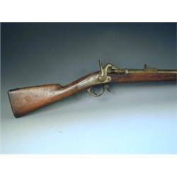 A French breech loading carbine (lacking ramrod and snapped breech catch) Est. 200/300...