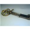 Image 1 : A Russian cavalry sabre with brass 3 bar hilt and metal scabbard Est. 140/180...