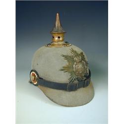 A felt Saxon World War I Pickelhaube Est. 150/200...