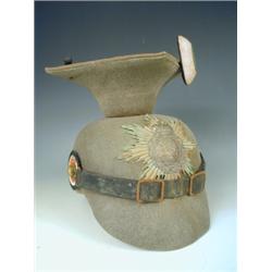 A felt Saxon World War I lancers helmet Est. 150/200...