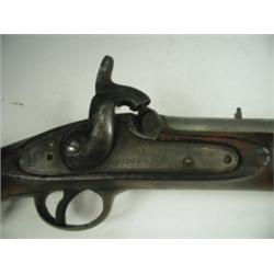 An early 19th Century Tower armoury percussion musket, lock inscribed with a crown, '1800' and...