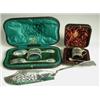 Image 1 : An early Victorian fish slice by Jos & Albert Savory, London 1843, an Edwardian christening se...