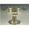 Image 1 : An early Edwardian silver cakestand having a pierced rim and foot, Birmingham 1905 Est. 120/18...