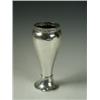 Image 1 : A weighted silver vase by A E Jones with a pierced border and hammered finish, Birmingham, 192...