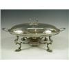 Image 1 : A l9th Century silver vegetable tureen and stand with burner, London, 1869, maker SW (burner a...