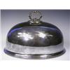 Image 1 : A Victorian silver plated dish cover with a beaded handle to the rim, by William Hutton & Sons...