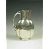 Image 1 : A Gallia silver plated jug of bellied melon form, 21cm high Est. 200/300...