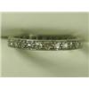 Image 1 : A diamond eternity ring, set with 27 8-cut stones, set in platinum, size N Est. 150/250...