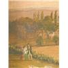 Image 2 : A.H. 'VIEW OF GREAT CHESTERFORD, WITH FIGURES' Beside the quarry in the foreground, the vil...