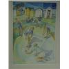 Image 1 : Liz Moon 'SUMMER EVENING FRENCH CRICKET' Signed and inscribed in pencil, acrylic watercolou...