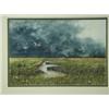 Image 1 : Peter Hall 'FLIGHT OF THE HERON' Signed, watercolour, 30 x 44cm Est. 100/150...