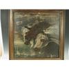 Image 1 : Follower of John Frederick Herring 'HORSES HEADS' Oil on canvas, 66cm square Est. 300/40...