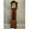 Image 1 : An early 19th Century mahogany longcase clock, the hood with reeded columns and gilt corinthia...