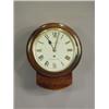Image 1 : A Victorian oak drop dial wall clock with chain driven single fusee movement, replacement 20cm...