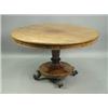 Image 1 : An early 19th Century mahogany veneered breakfast table, 122cm diameter Est. 400/600...