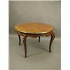 Image 1 : A late Victorian circular kingwood centre table, the top crossbanded and segmentally veneered, wi...