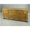 Image 1 : A early 20th Century reproduction dresser base, 79cm high, 178cm wide Est. 600/800...