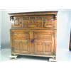 Image 1 : An early 18th Century oak Duodarn, the upper section with a cupboard at each side with drawers...