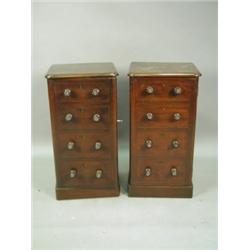 A pair of mahogany pot cupboards converted from a Victorian washstand Est. 450/650...