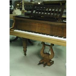 A late 19th Century French Erard rosewood baby grand piano, no. 110610, circa 1922, 180cm long...