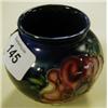 Image 1 : A Moorcroft Anenome Pattern Baluster Vase, 7 cm £100 - 150...