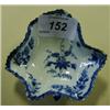 Image 1 : A Late 18th Century English Porcelain Pickle Dish, decorated in underglaze blue with flowers, gra...