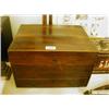 Image 1 : An Early 19th Century Mahogany Sewing Box, cross banded in satinwood and with boxwood and ebony s...