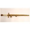 Image 1 : A German Second World War Naval Dagger, (handle slight damage)  See illustration £150 - 200...