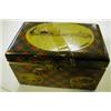 Image 1 : A McPherson Tartanware Box, the top decorated Inverness from the river (sellotape damage)...