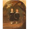 Image 1 : English School, early/mid 19th century, portrait of Patrick Gordon Smith (1833-1856) and R James...