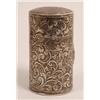 Image 1 : An Edwardian Silver Scent Bottle, engraved scrolling acanthus leaves, Birmingham 1909, 7.5 cm £20...