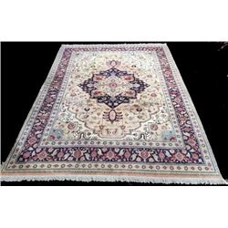 Rare and unusual color fine Persian-Pak Heriz-Serapi Rug