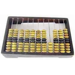 Vintage wooden abacus calculator
