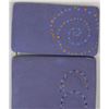 Image 2 : Purple signed ceramic wall plaque