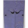 Image 3 : Purple signed ceramic wall plaque