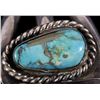 Image 4 : Navajo Excellent Turquoise Nugget Silver Bracelet