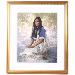 The Sioux Woman by Howard Terpning Limited Edition