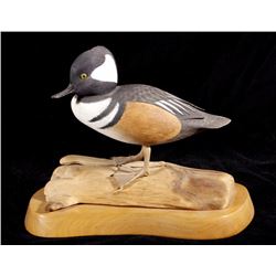 Merganser Duck Carving by Tom Ahern 1983