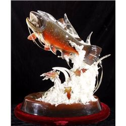 Bull Trout Carving by Powell Swanser Milltown, MT