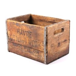 Wooden Havre Bottling Works Bottle Crate