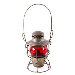Union Pacific Railroad Lantern w/ Etched Globe