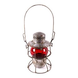 Union Pacific Railroad Lantern w/ Etched Globe