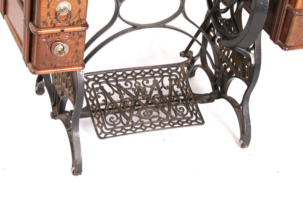 Antique Montgomery Ward & Co. Sewing Machine