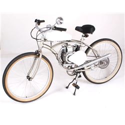 Bicycle Mounted With Engine