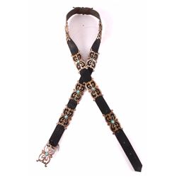 Navajo Silver Butterfly Concho Belt