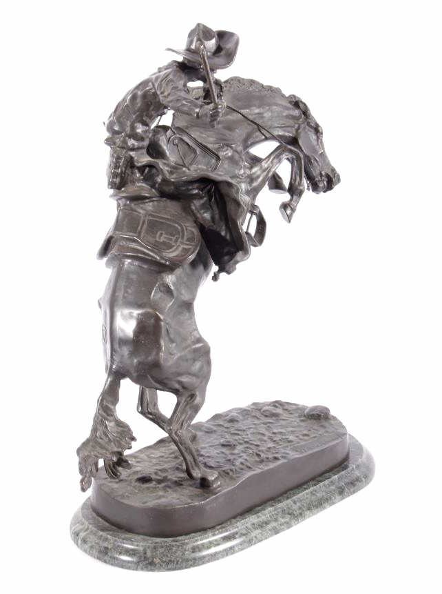 The Bronco Buster by Frederic Remington Bronze