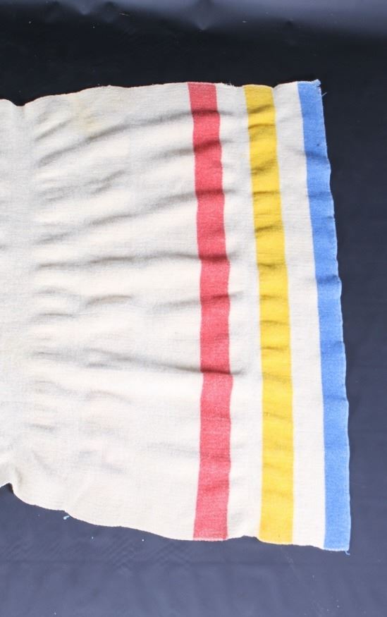 Hudson Bay Wool Fur Trade Blanket