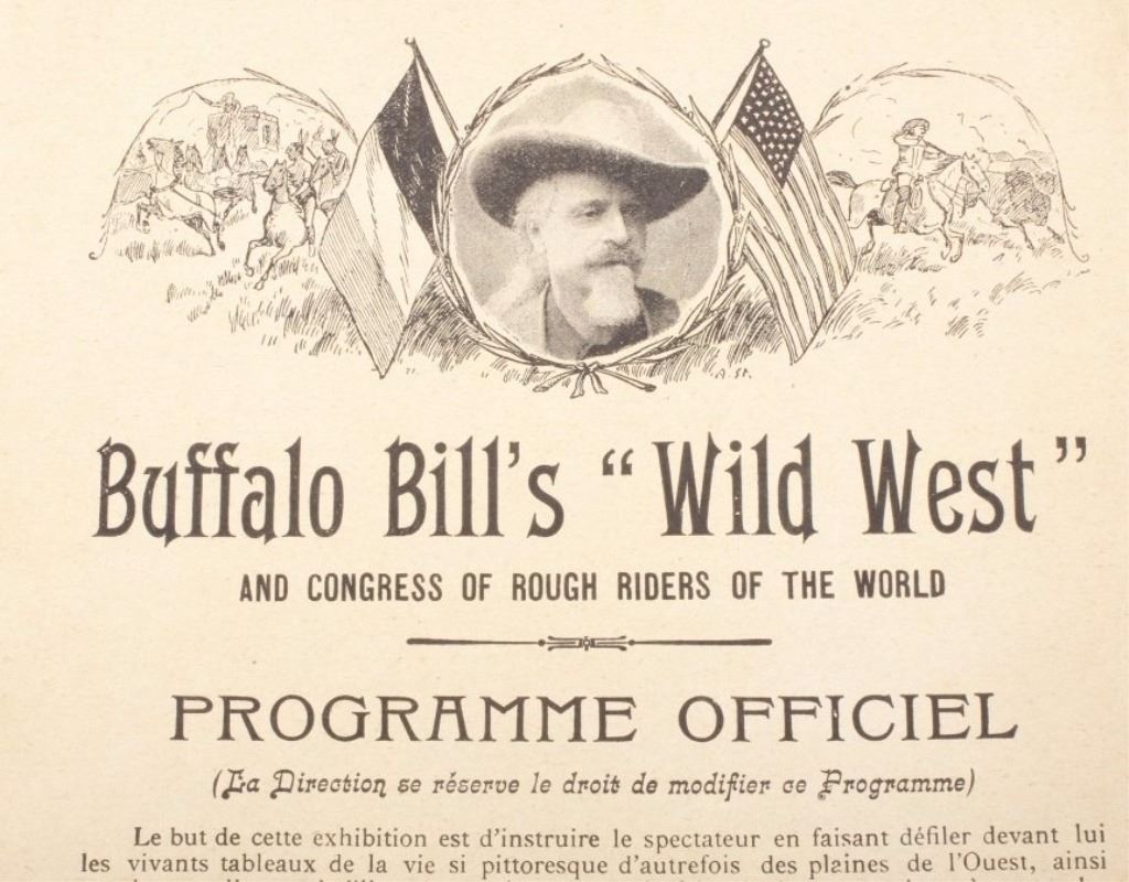 Buffalo Bill's Wild West Show Program France 1905